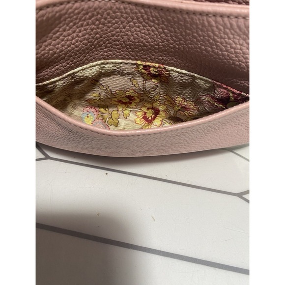 Brighton ROSALIE Bag Purse rose Pink LEATHER Flower 3D Petals C682156 - Picture 10 of 10